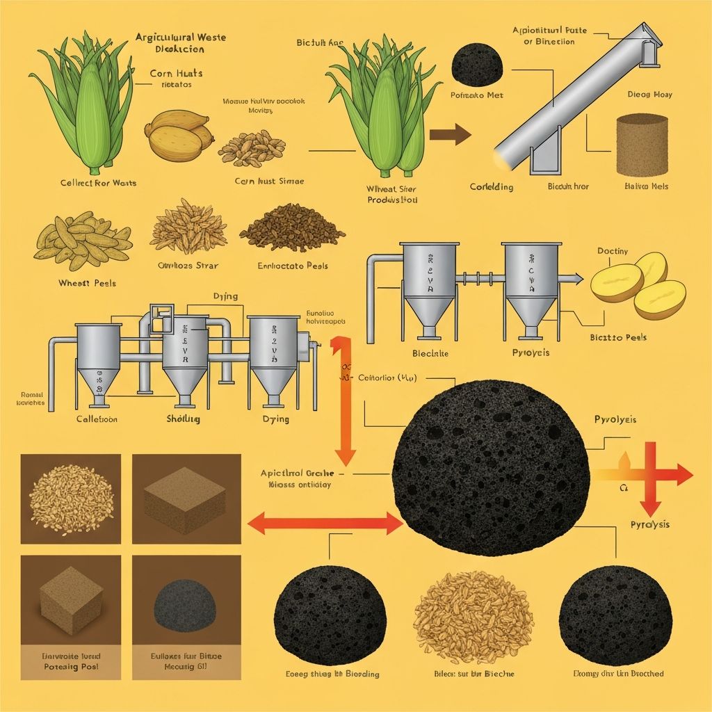 Agricultural Waste to Biochar